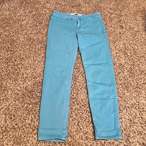 Abercrombie & Fitch Blue Denim Jeans Comfort Stretch Size 6‎ - Picture 1 of 7